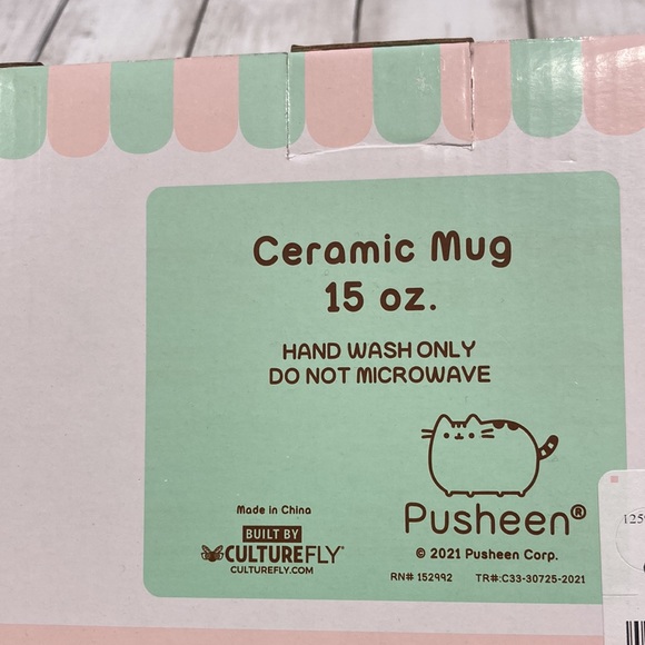Pusheen Ceramic Mug NWOT - Picture 3 of 5